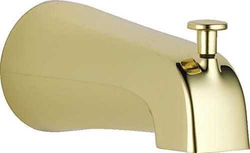 DELTA U1075-PB-PK Diverter Tub Spout, Polished Brass, 0.5