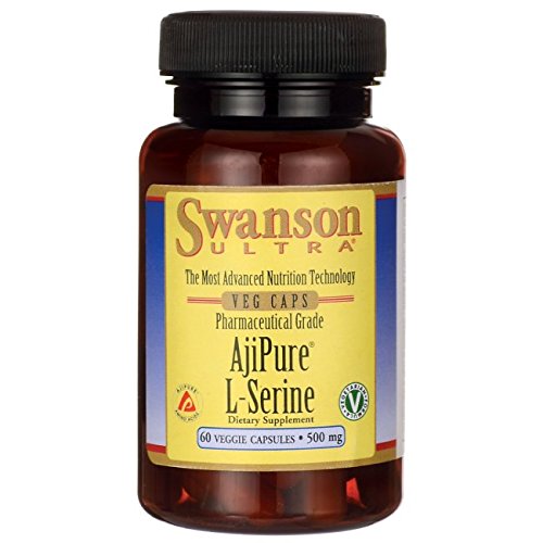 Swanson Ajipure L-Serine 500 mg 60 Veg Caps