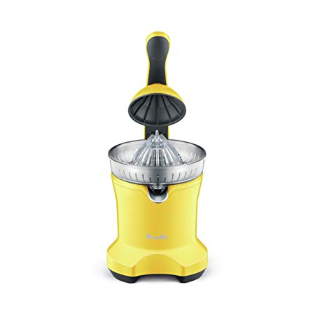 Breville Motorized Citrus Press Juicer, Includes Juicing Cone Designed for All Citrus Sizes - (BCP600) Lemon