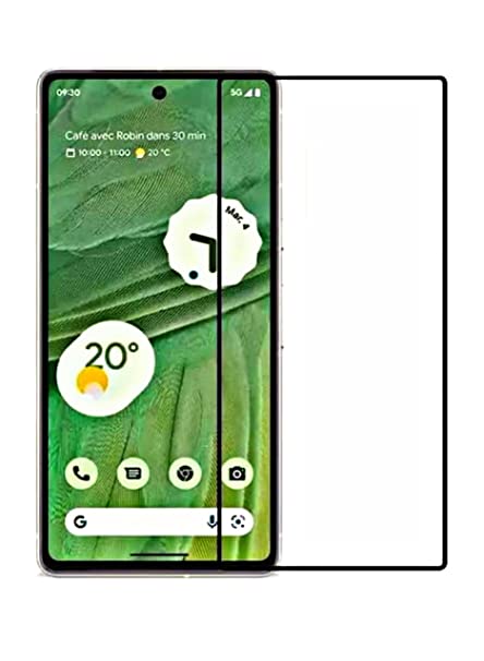 OMOTON Advanced HD  Tempered Glass Screen Protector Compatible for Google Pixel 7 Edge to Edge with Easy Installation Kit