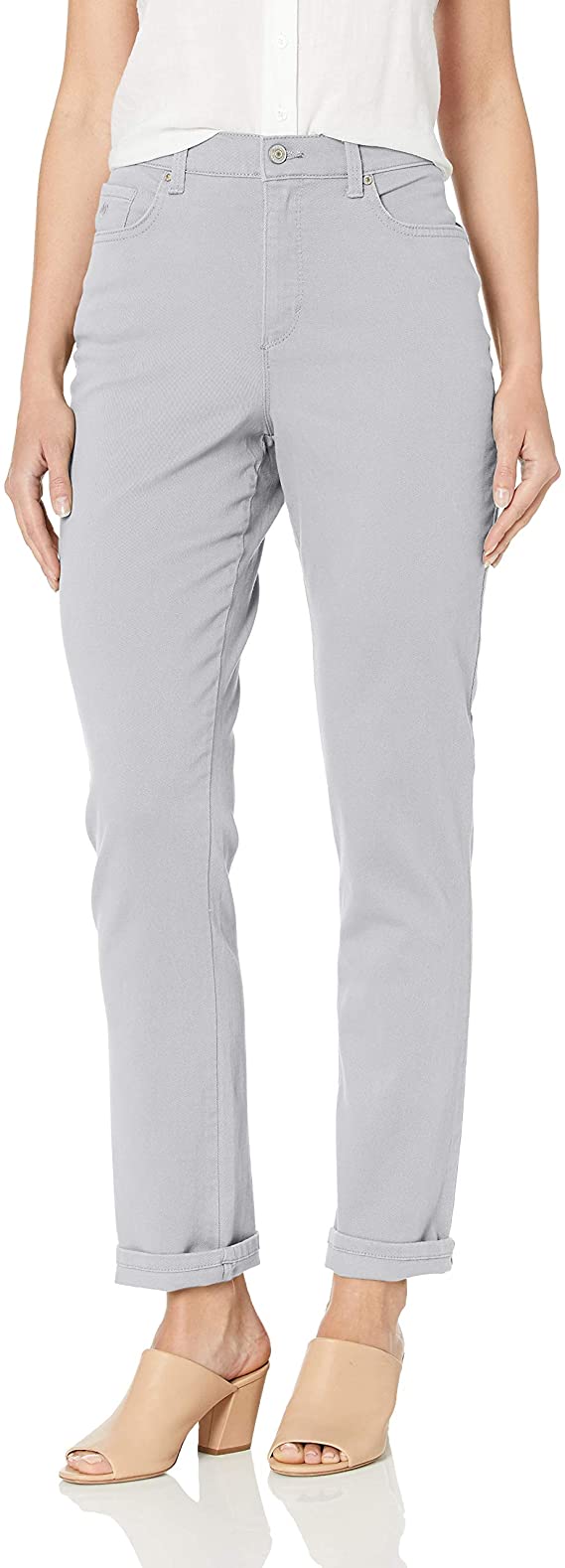 GLORIA VANDERBILT Women's Classic Amanda High Rise Tapered Jean