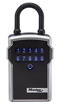 Master Lock Lock Box, Bluetooth Portable Key Safe, 3-1/4 in. Wide, 5440D