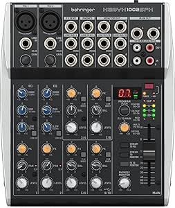 Behringer Xenyx 1002SFX 10-channel Analog Streaming Mixer