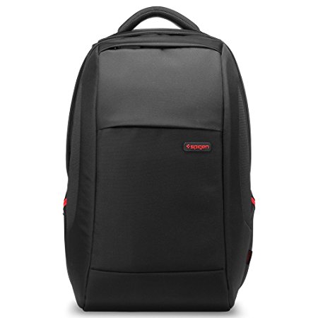 Spigen Klasden 3 Backpack with Water Resistant Coating and 15 inch Laptop Compatibility for All Laptops up to 15 inches - Black