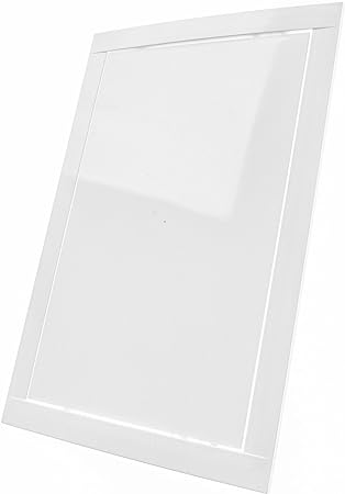 - 8" x 12" White Plastic Access Panel. Service Shaft Door Panel. Plumbing. Electricity. Heating. Alarm Wall Access Panel for Drywall. Bathroom Services Access Hole Cover. (8"x12", White)