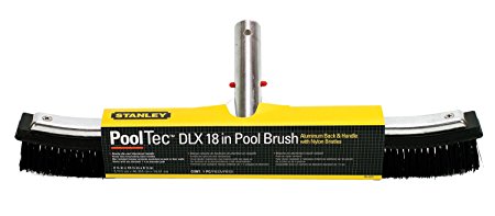 Stanley 20872 18" DLX Aluminum-Back Pool Brush