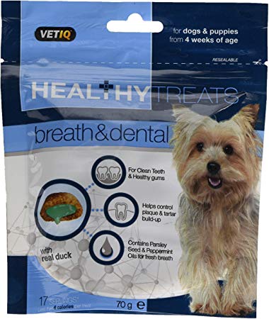Mark & Chappell - Healthy Treats - Breath & Dental Treats For Dogs & Puppies - 70g