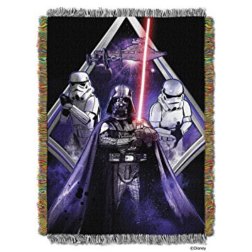 The Northwest Company Lucas' Star Wars "Midnight Vader" Tapestry Throw, 48 by-60-Inch