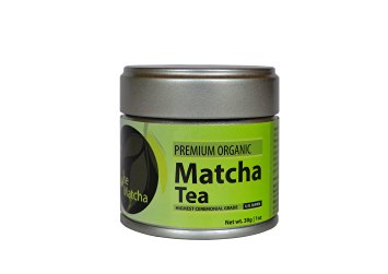 Matcha Green Tea Powder - USDA Organic - Premium Ceremonial Grade - Japanese - 1 oz