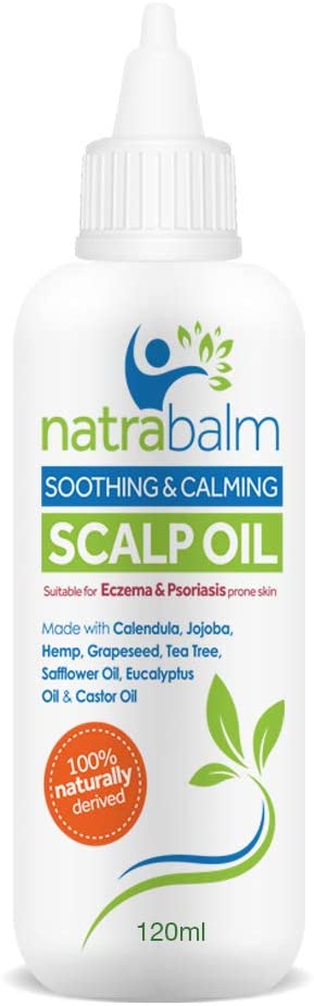 Natrabalm Scalp Oil Treatment For Dry, Itchy, Flaky, Irritated, Scalps, For Those Prone To Eczema & Psoriasis