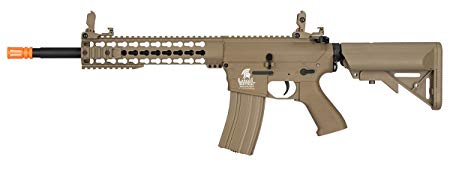 Lancer Tactical GEN 2 M4 Low FPS AEG Metal Gear Electric Airsoft Rifle - TAN