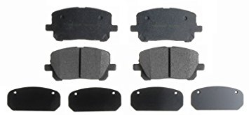 ACDelco 14D923CH Advantage Ceramic Front Disc Brake Pad Set with Hardware