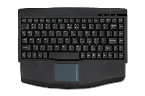 Adesso Mini Touchpad USB Keyboard for Windows with Wrist Rest (ACK-540UB)
