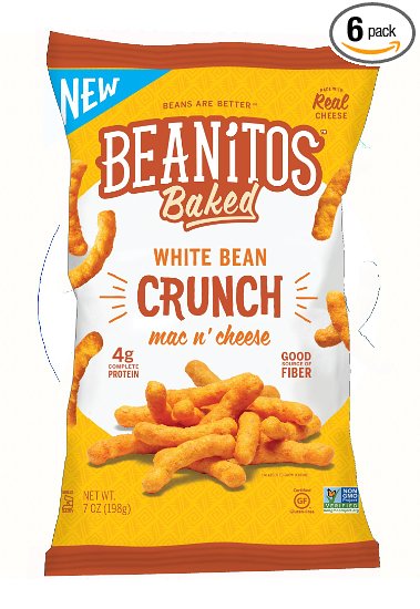 Beanitos Baked Crunch Mac n' Cheese, 7 Ounce (Pack of 6)
