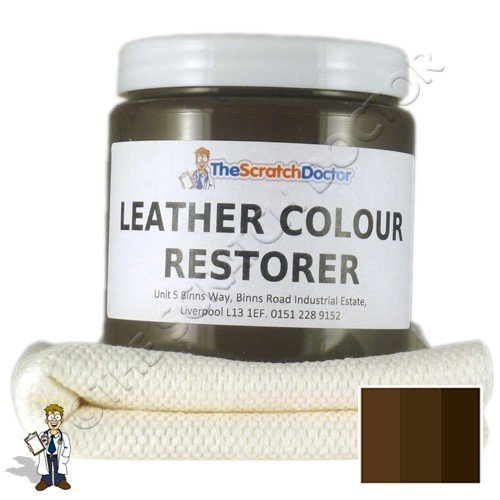 250ml Leather Colour Restorer for Leather Sofas, Chairs, etc. (Dark Brown)