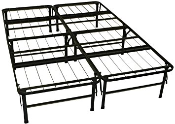 Epic Furnishings DuraBed Steel Foundation & Frame-in-One Mattress Support System Foldable Bed Frame, Full-size