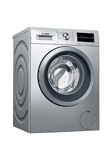 Bosch 8 kg Fully-Automatic Front Loading Washing Machine (WAT24464IN, Silver)