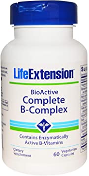 BioActive Complete B-Complex 60 vegetarian capsules-PACK-3