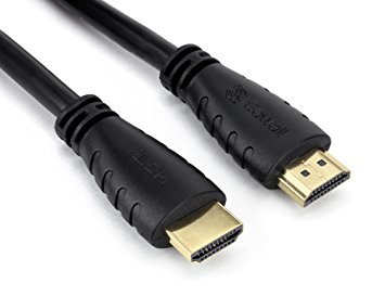 Sewell Direct SW-2701-50 HDMI Cable, High Speed with Ethernet, Male to Male, 4K, 1080p, 3D, HDMI 2.0, UHD, 50-Feet