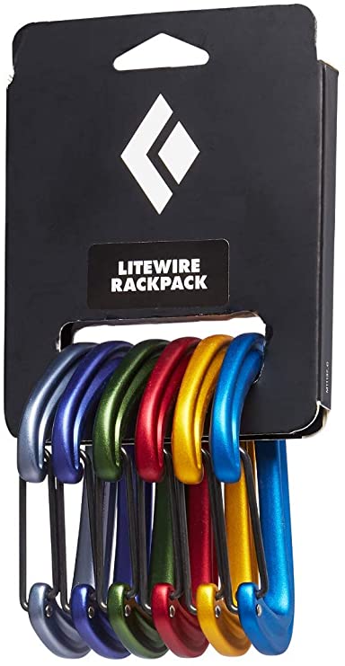 Black Diamond Litewire Carabiner Rackpack, 6 Pack