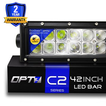 OPT7 C2 Series 42" Off-Road CREE LED Light Bar (Flood/Spot Auxiliary Lamp Combo 20000 lumen)