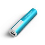 New Model RAVPower Portable Charger 3350mAh External Battery Pack Power Bank 3rd Gen Luster Mini iSmart Technology Apple cablesadapters are not includedfor Phones Tablets and more-Blue