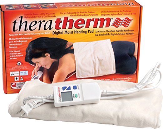 Chattanooga Theratherm Digital Moist Heating Pad, Medium (14" x 14")