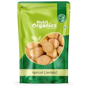 Nutri Organics Dry Fruits Dried Apricot Jardalu Badam Bor Khumani Dry Fruit, 1kg