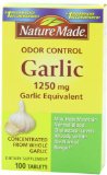 Nature Made Odor Control Garlic 1250mg 100 Tabs