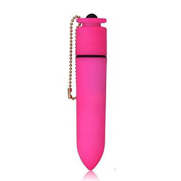 Tracy's Dog® Mini Bullet Vibrator Vibes Powerful Waterproof G-spot Massager Female Masturbation Toy with Link Chain