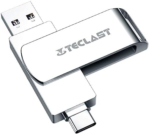 TECLAST Clé USB C 64Go,Clé USB 3.0 Imperméable Pendrive 64 GO Flash Drive 64GB Portable Cle USB 64 Giga