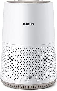 Philips Air Purifier 600i Series, Ultra-quiet and energy-efficient, For allergy sufferers, HEPA filter removes 99.97% of pollutants, Covers up to 39m2., App control, White (AC0650/10)