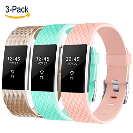 Fitbit Charge 2 Bands, Vancle Special Edition Adjustable Comfortable Replacement Wristbands for Fitbit Charge 2 Heart Rate (No Tracker)