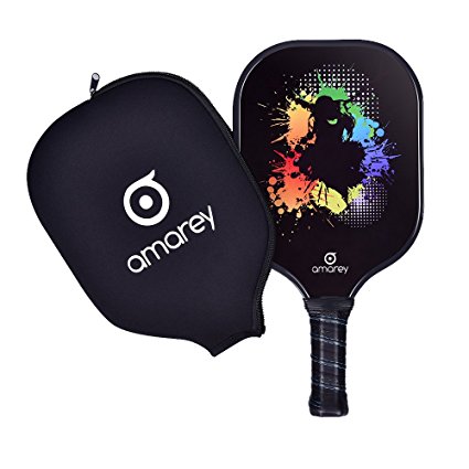 Pickleball Paddle - Graphite Pickleball Racket Honeycomb Composite Core Pickleball Paddle Set Ultra Cushion Grip Low Profile Edge Bundle Graphite Pickleball Paddles Racquet