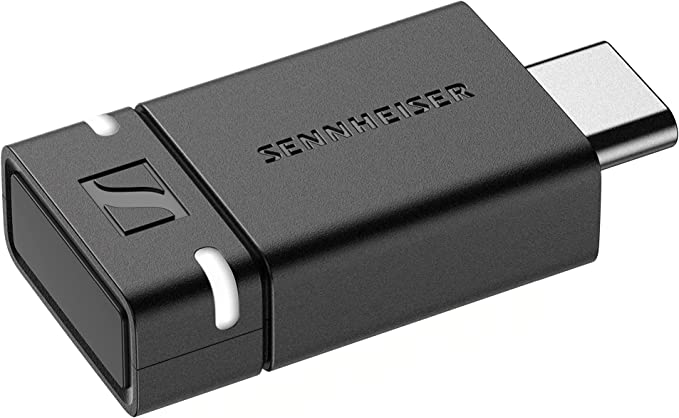 Sennheiser BTD 600 Bluetooth® Dongle - USB-A/USB-C Adapter with AptX Audio Codecs for Stable, Sound - Listen to Music, Make Calls, and Watch Videos