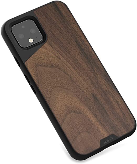 Mous - Protective Case for Google Pixel 4 - Limitless 3.0 - Walnut - No Screen Protector