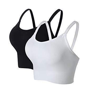 Seamless Sports Bra with Removable Pad and Adjustable Strap Crop Bra Workout.Nicytore