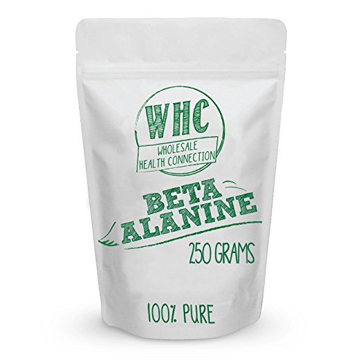 Beta Alanine Powder 250g (334 Servings) – Bulk Pre Workout Nutrition – Unflavored Supplement