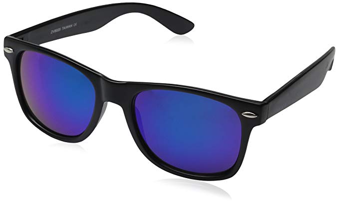 zeroUV - Matte Black Horn Rimmed Sunglasses