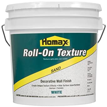 Roll On Wall Texture White, 2 gal, Sand Decorative Finish