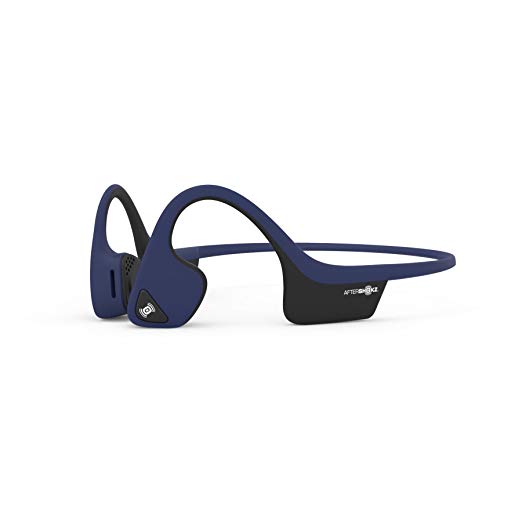 AfterShokz Trekz Air Open Ear Wireless Bone Conduction Headphones, Midnight Blue, AS650MB