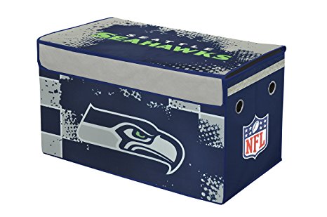 NFL Seattle Seahawks Collapsible Storage Trunk