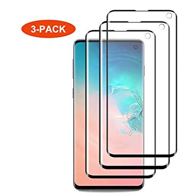 [3PACK] for Galaxy S10 Screen Protector,WolfGen HD Clear Invisible PET Screen Film[Full Coverage] Shatter Proof Scratch Resistant [Case Friendly][Bubble Free][Ultra Thin] for Samsung Galaxy S10