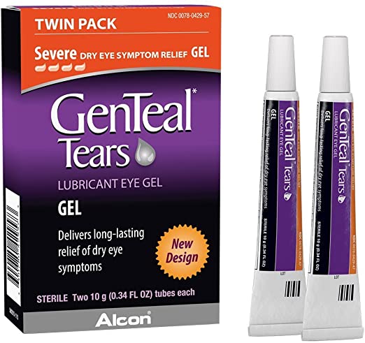 GenTeal Lubricant Eye Gel, Severe, 2 Pack, 0.34-Ounces each