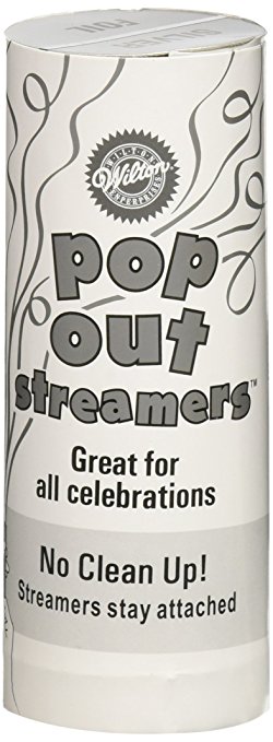 Wilton 1006-932 Pop Out Streamers, 14 pack