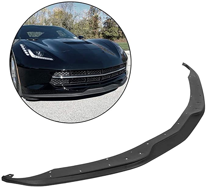 Compatible Front Lip Spoiler Splitter Replace for Part #22922352, Replace for 2015-2019 C7 Corvette GM C7 Z06 & GS Stage 1