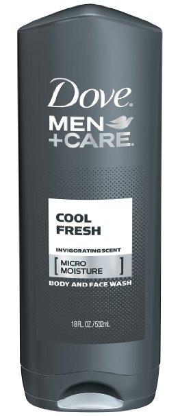 Dove Men Care Body and Face Wash, Cool Fresh 18 oz