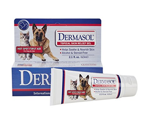 Dermasol Gel Topical Skin Relief for Dogs and Cats, 2.1 oz