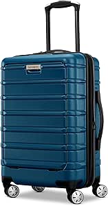 Samsonite Omni 2 Hardside Expandable Luggage with Spinner Wheels, Lagoon Blue, Pro Carry-on