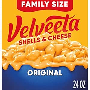 Velveeta Shells & Cheese Original Shell Pasta & Cheese Sauce Value Size Meal (24 oz Box)